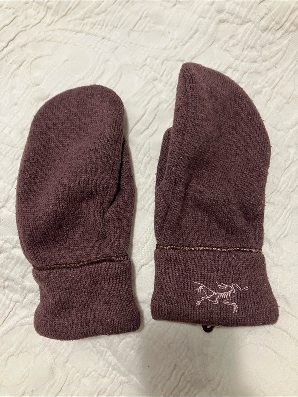 Arc’teryx unisex XS winter mittens /gloves with fleece lining.